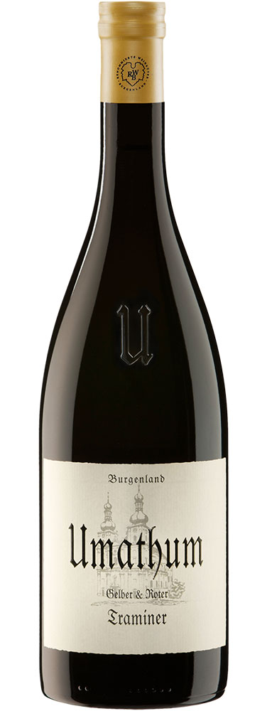 Flasche Gelber und roter Traminer
